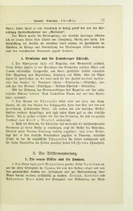 II. Die Völkerwanderung
