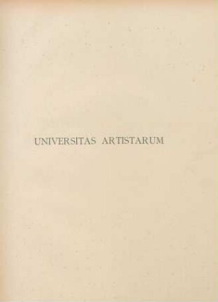 Universitas artistarum