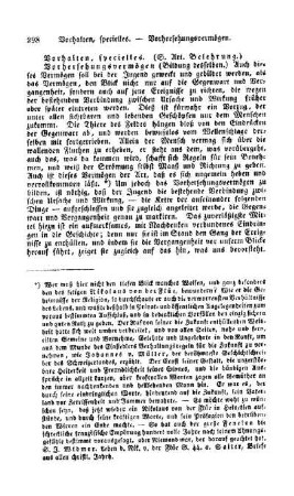 Vorhalten, specielles, (s. Art Belehrung)