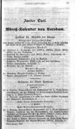 Hofstaat Sr. Majestät des Königs
