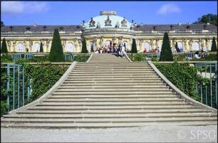 Wegebautheorie, Potsdam, Park Sanssouci, Terrassenanlage.