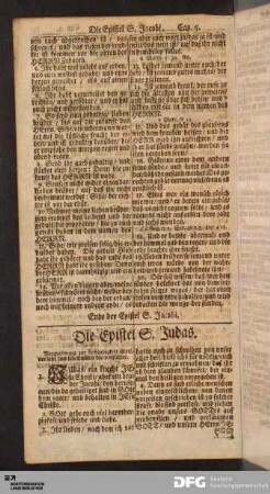 Die Epistel S. Judas.