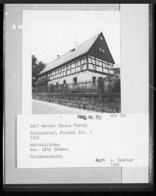 Wohnhaus, Stadt Wehlen