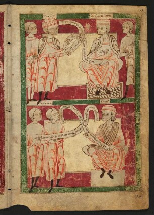 Miniatur: Turnus besteht auf den Zweikampf