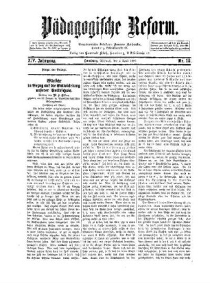 Wünsche in Bezug auf die Entwickelung unserer Volksschule