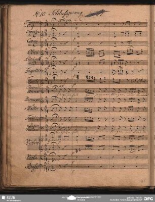 No. 10 Schlussgesang: "Die Gläser hell zusammen klingen"