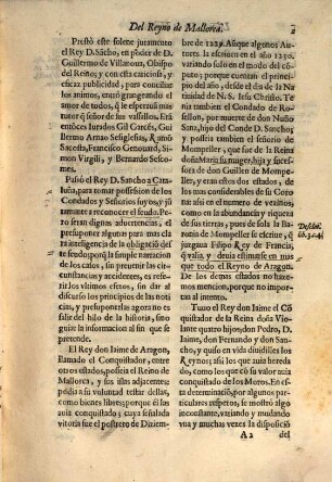 Historia general del reyno Balearico, 2