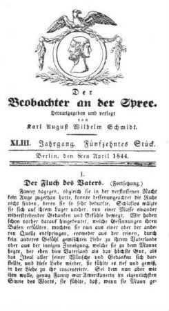 15. Stueck, 8. April 1844