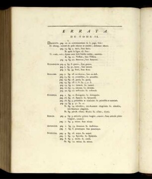 Errata Du Tome II.