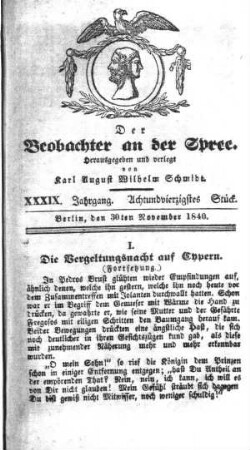 48. Stueck, 30. November 1840