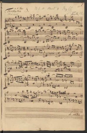 Fantasien and Fugen. Auszüge; org; c-Moll; BWV 562