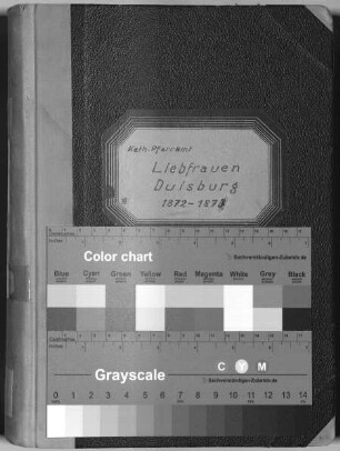 Liebfrauen-Kirche (katholische Gemeinde): Taufen 1872 - 1873