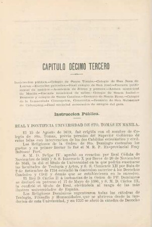 Capitulo decimo tercero
