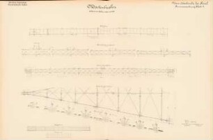 Neue Oderbrücke, Cosel: Mastenkan: Ansichten 1:10, 1:25