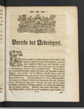 Vorrede des Übersetzers