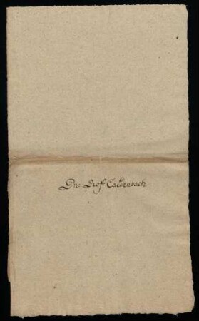 Christophus Caldenbach, 1656-1695 [d. Ä. (1613-1698), Professor für Beredsamkeit, Dichtkunst und Geschichte 1656-1698]