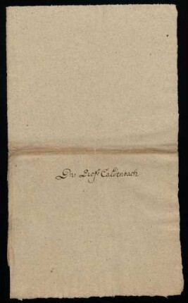 Christophus Caldenbach, 1656-1695 [d. Ä. (1613-1698), Professor für Beredsamkeit, Dichtkunst und Geschichte 1656-1698]