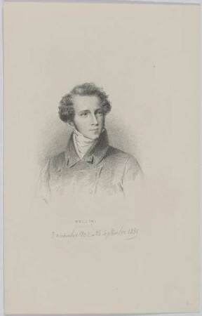 Bildnis des Vincenzo Bellini