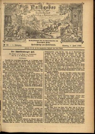 Ausgabe vom Sonntag, den 03. Juni 1894.