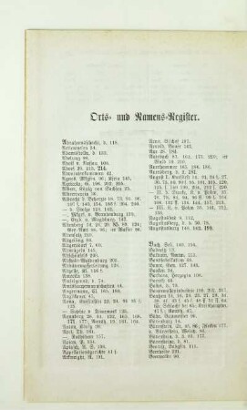 Orts- und Namens-Register