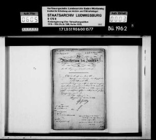 Ordnung der Registratur