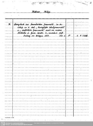 Plattner, Philipp