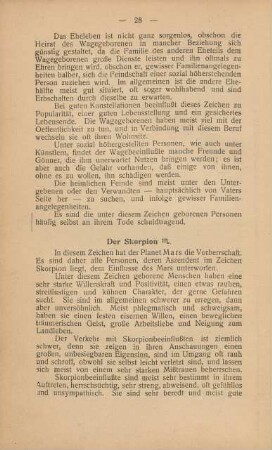 Der Skorpion