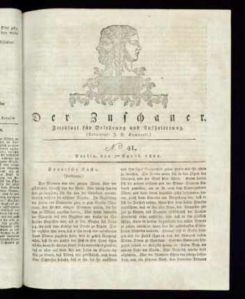 No. 41 - 5. April 1821