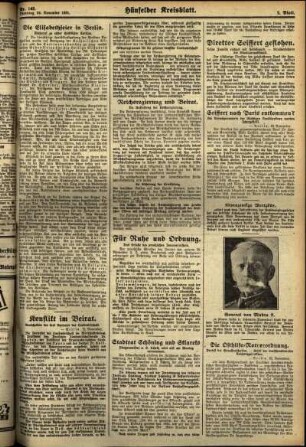 Zweite Ausgabe vom Dienstag, den 24. November 1931.