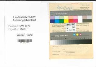 Entnazifizierung Franz Weber , geb. 30.10.1902 (Polizist)