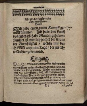 Eingang; Erklärung.