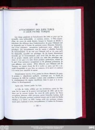 III Attachement Des Juifs Turcs A Leur Patrie Turque