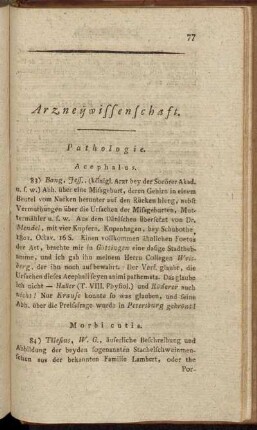 Arzneywissenschaft.