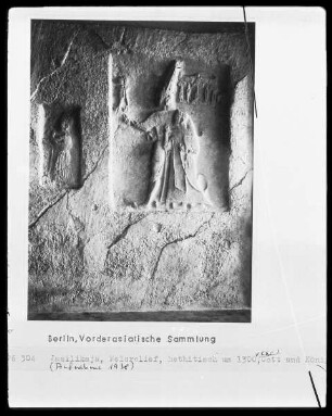 Hethitisches Felsrelief, Gott und König