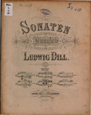Sonaten für Pianoforte. 1, Erste Serie, Sonata I, D-moll