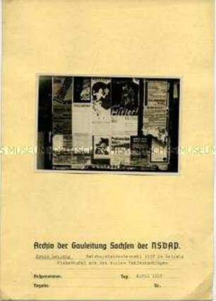 Wahlplakate zur Wahl des Reichspräsidenten 1932