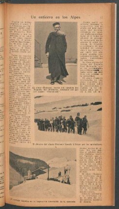 Un entierro en los Alpes