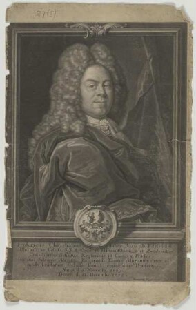 Bildnis des Fridericus Christianus ab Edelsheim