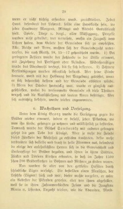 6. Wachsthum und Verfolgung