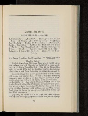 Elftes Kapitel 13. Juli 1874-19. November 1876.