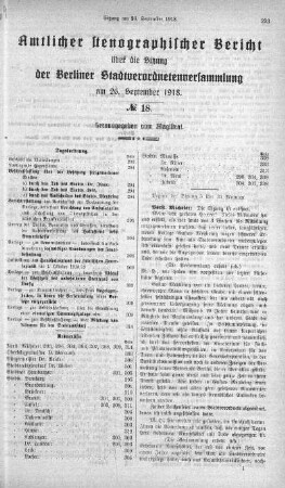 No. 18, 26. September 1918