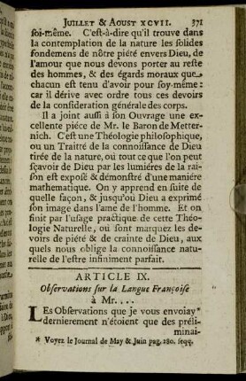 Article IX.