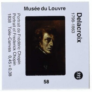 Delacroix, Portrait des Frédéric Chopin und der George Sand