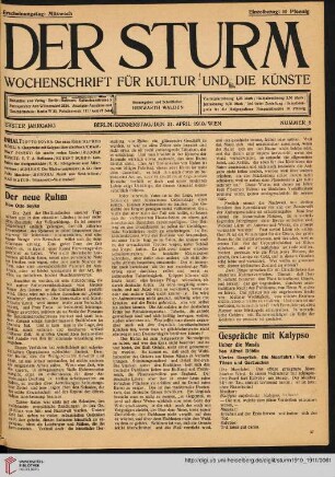 Gespräche mit Kalypso, [4] : Ueber die Musik