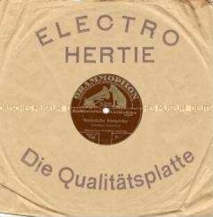 Platte mit volkstümlicher bayrischer Musik
