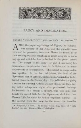 Fancy and imagination