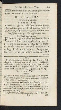 Titulus XVII.