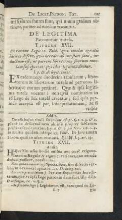 Titulus XVII.