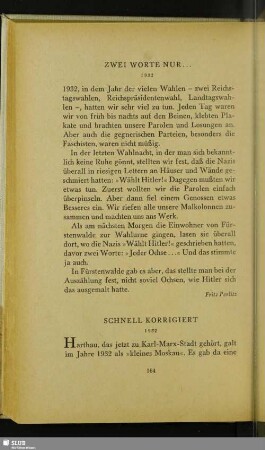 Schnell Korrigiert