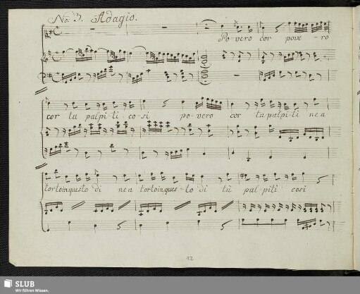 No.3: Povero cor tu palpiti